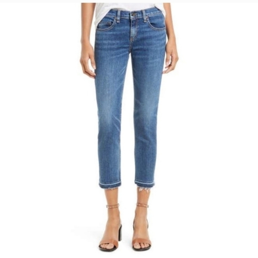 Rag & Bone Dre Capri In Livingston Ankle Jeans Size 26 Low Rise EUC